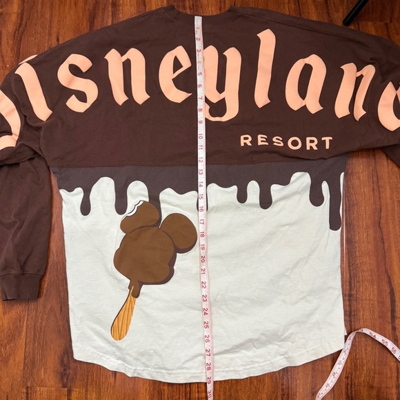 Disneyland Mickey Mouse Vintage Ice Cream Brown Spirit Jersey Size Large - Picture 6 of 7